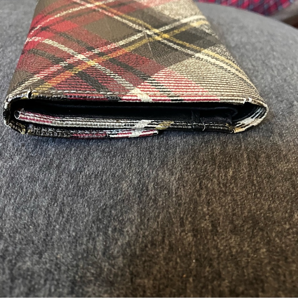 Vivienne Westwood Plaid Holiday wallet - Picture 8 of 12